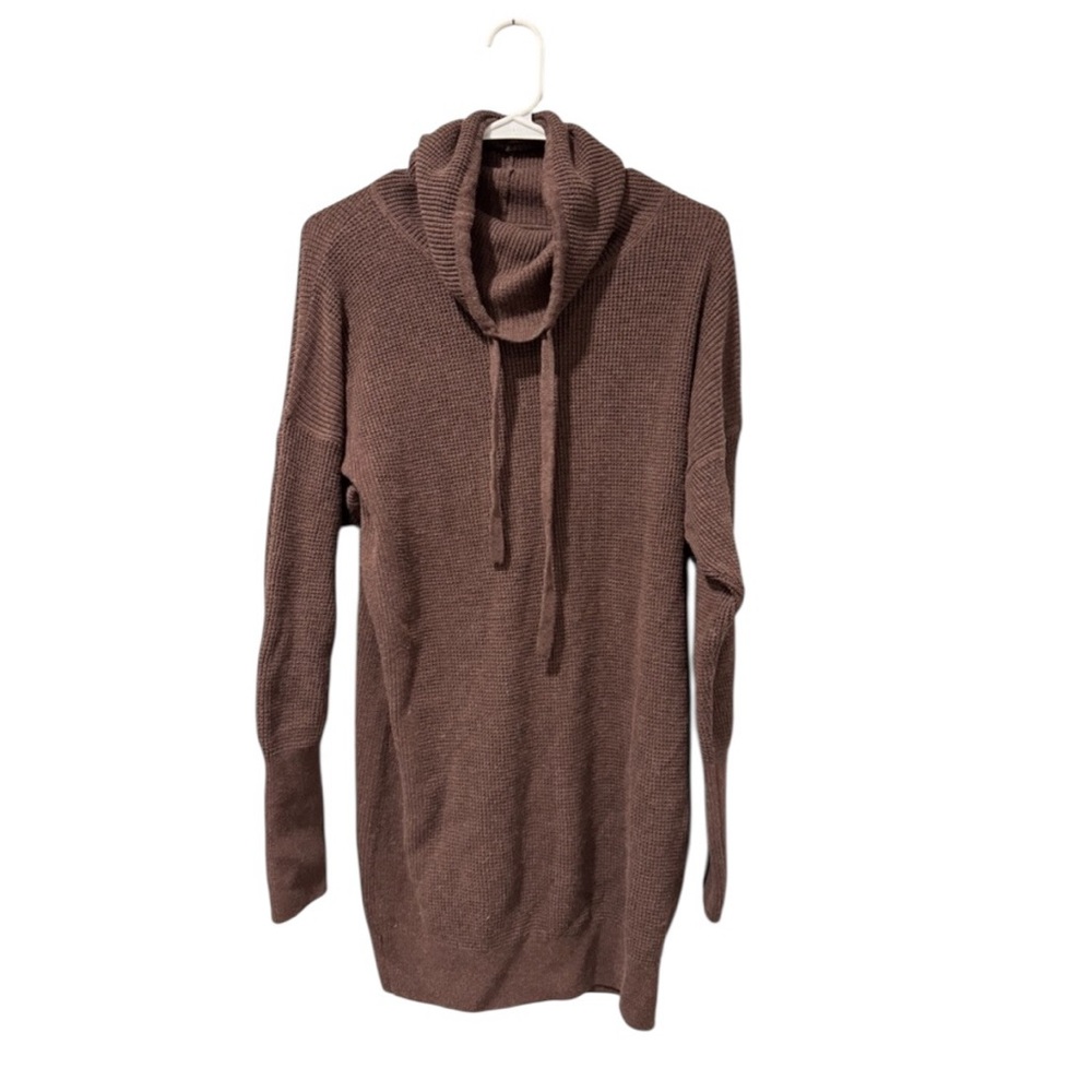 Prana Brown Cowl Neck Sweater Size Medium